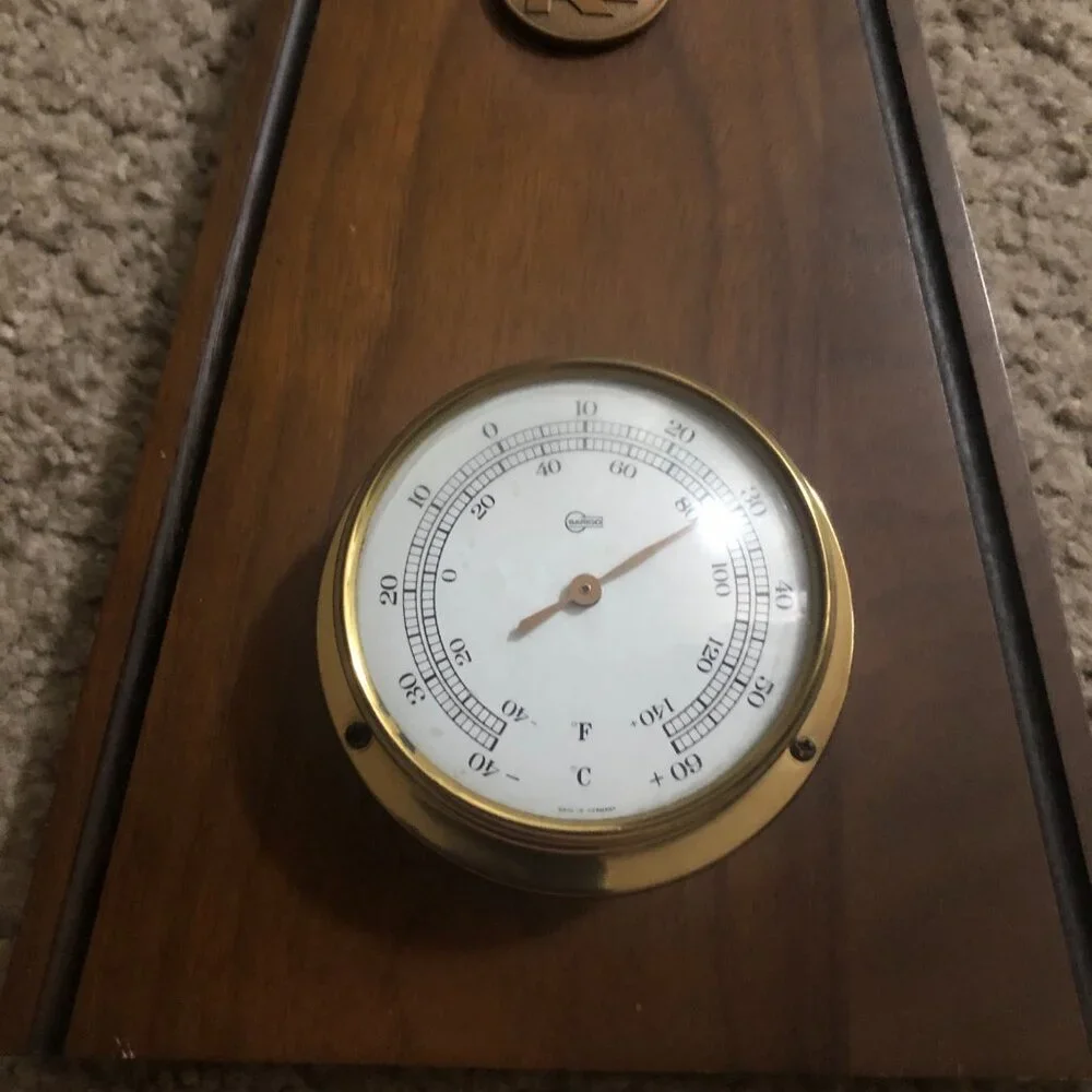 Vintage Barigo Weather Station Thermometer- Utz - Made in Germany Very Nice B9 - Picture 5 of 8